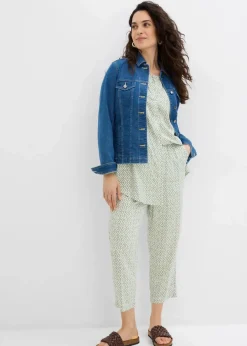 Damen bonprix Blusen & Tuniken|Zweiteiler & Sets|Longbluse aus softer Viskose