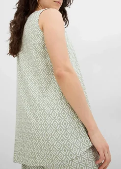 Damen bonprix Blusen & Tuniken|Zweiteiler & Sets|Longbluse aus softer Viskose