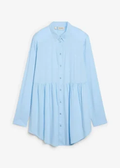 Hot Longbluse aus Viskose Damen Bekleidung·Jacken & Mäntel|Blusen & Tuniken