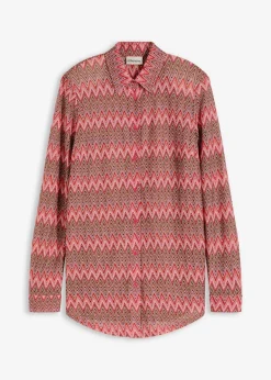 Online Longbluse in Häkel-Optik Damen Zweiteiler & Sets|Blusen & Tuniken