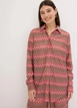 Online Longbluse in Häkel-Optik Damen Zweiteiler & Sets|Blusen & Tuniken