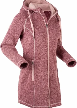 New Long-Fleecejacke mit Kapuze Damen Bekleidung·Blusen & Tuniken|Bekleidung·Hosen