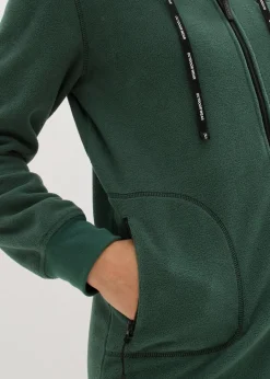 Online Long-Fleecejacke mit Reißverschluss-Taschen Damen Bekleidung·Blusen & Tuniken|Bekleidung·Hosen