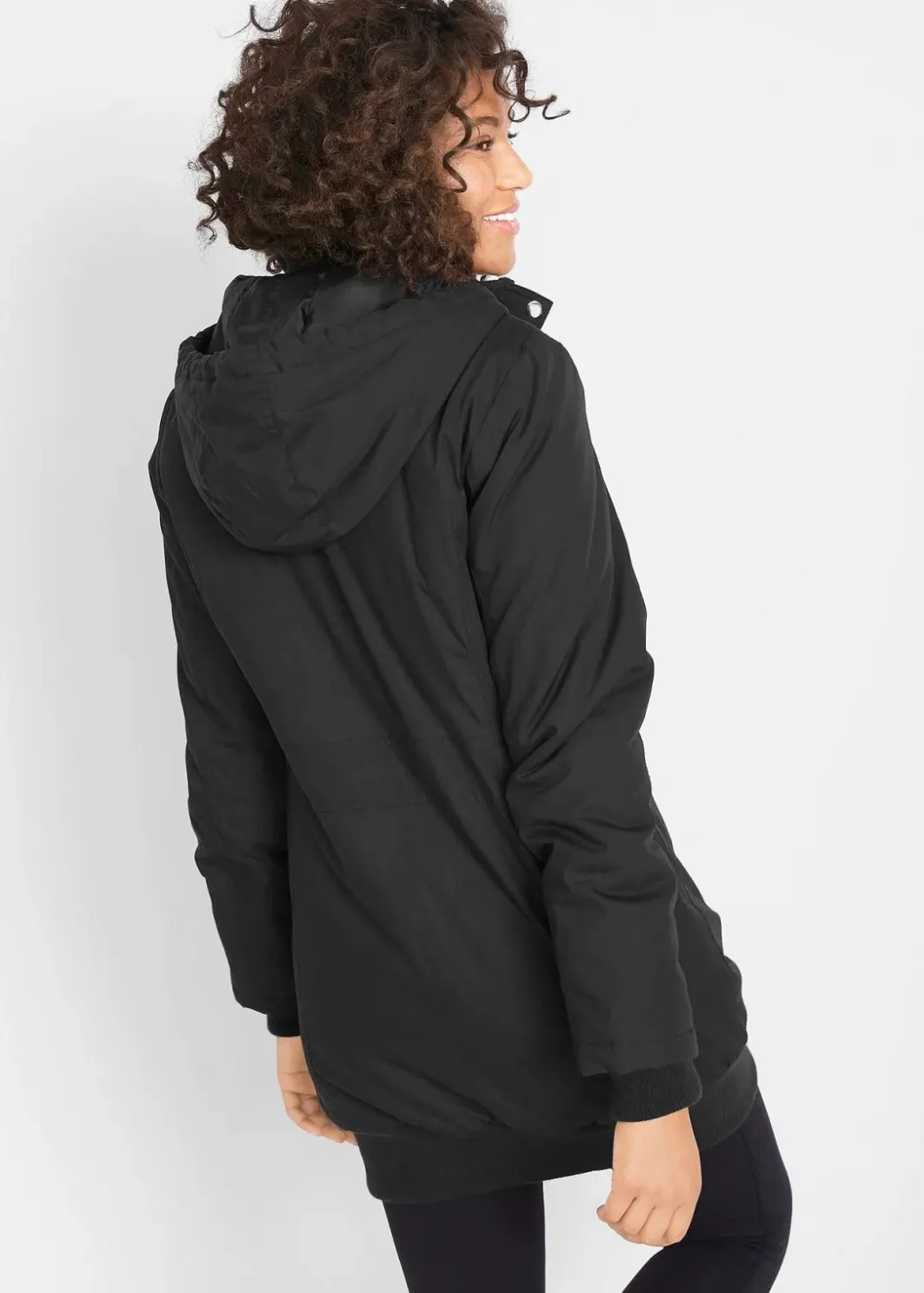 Online Longjacke mit Kapuze, wattiert Damen Bekleidung·Hosen|Jacken & Mäntel