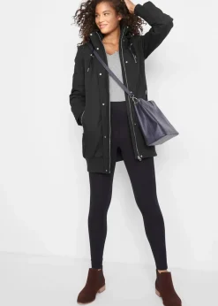 Online Longjacke mit Kapuze, wattiert Damen Bekleidung·Hosen|Jacken & Mäntel