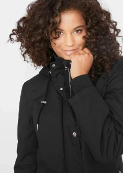 Online Longjacke mit Kapuze, wattiert Damen Bekleidung·Hosen|Jacken & Mäntel