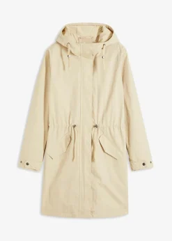 Damen bonprix Jacken & Mäntel|Long-Parka mit Kapuze