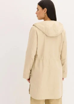 Damen bonprix Jacken & Mäntel|Long-Parka mit Kapuze