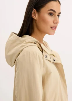 Damen bonprix Jacken & Mäntel|Long-Parka mit Kapuze