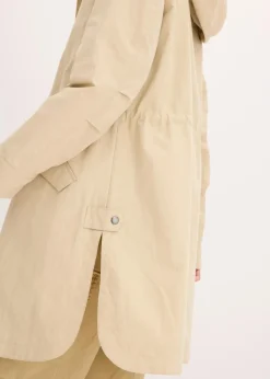 Damen bonprix Jacken & Mäntel|Long-Parka mit Kapuze
