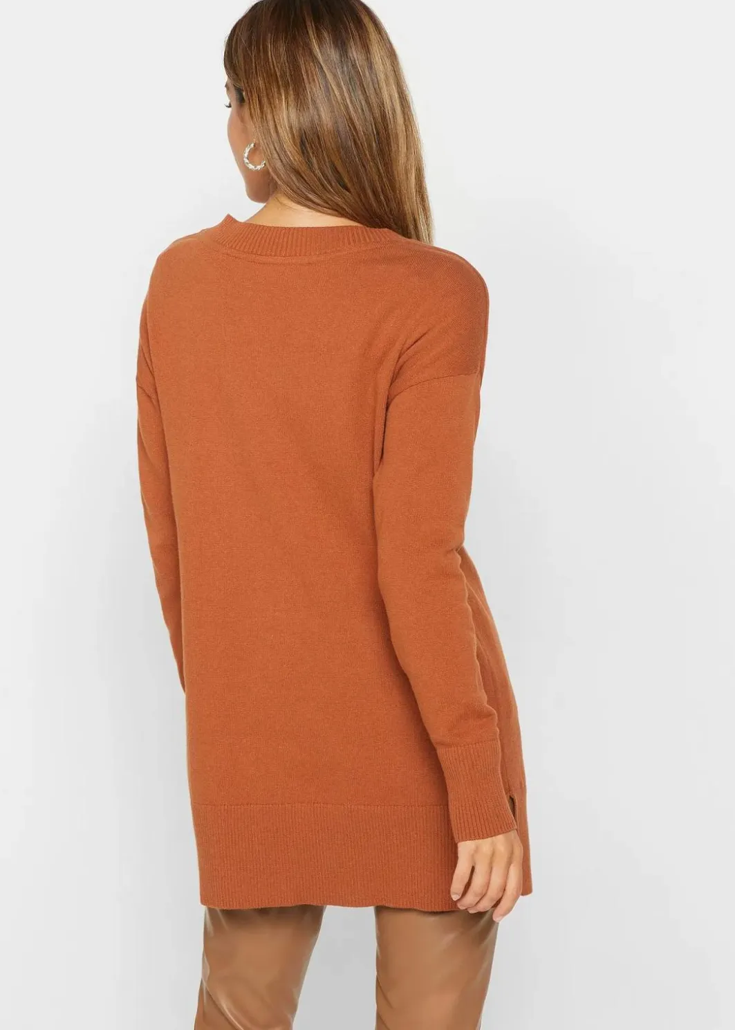 Damen bonprix Pullover & Strickjacken|Bekleidung·Jeans|Long-Pullover