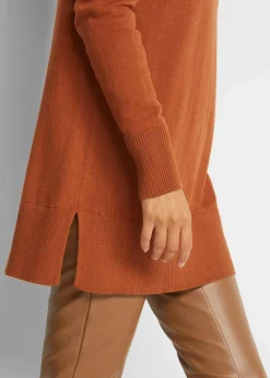 Damen bonprix Pullover & Strickjacken|Bekleidung·Jeans|Long-Pullover