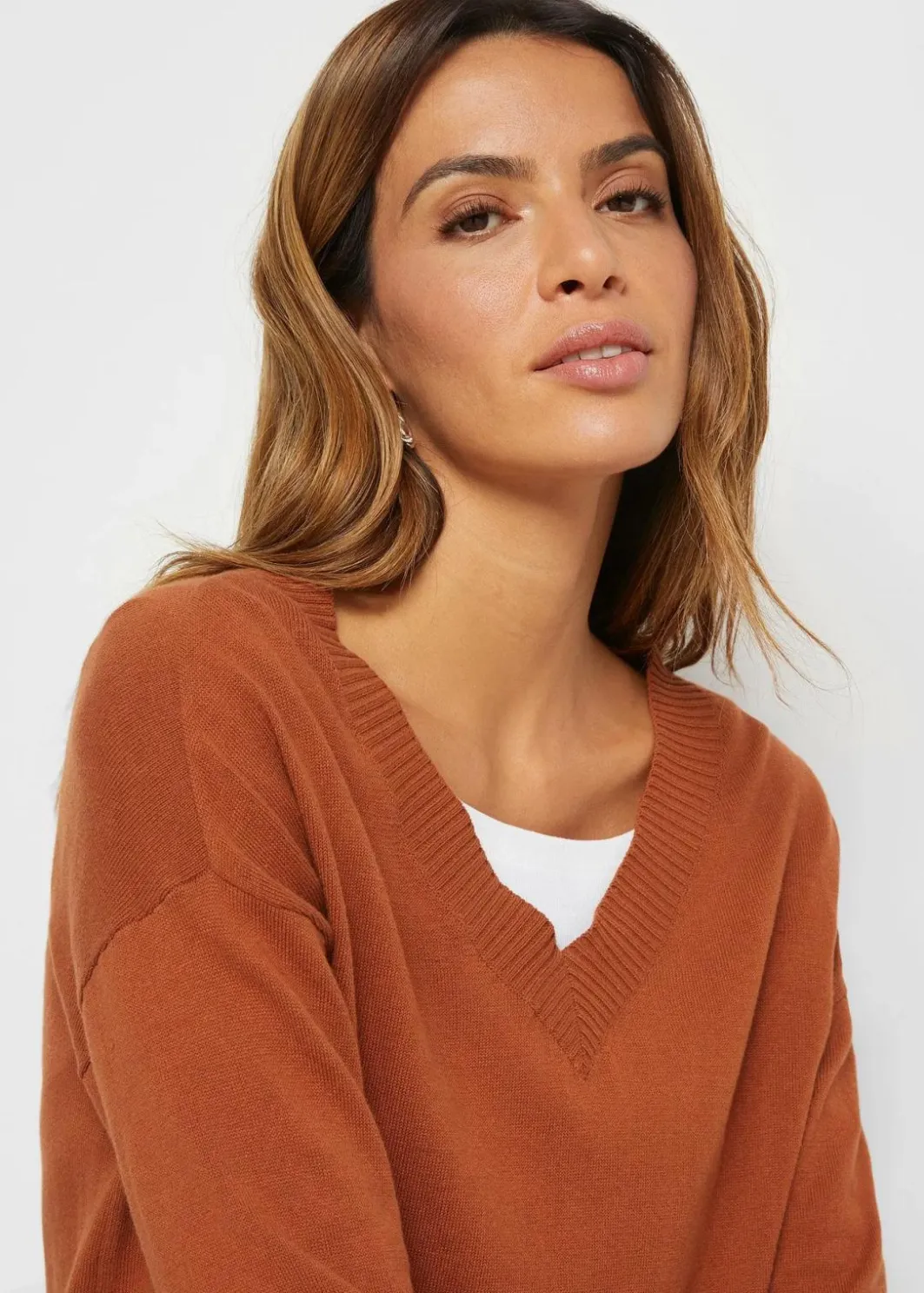 Damen bonprix Pullover & Strickjacken|Bekleidung·Jeans|Long-Pullover