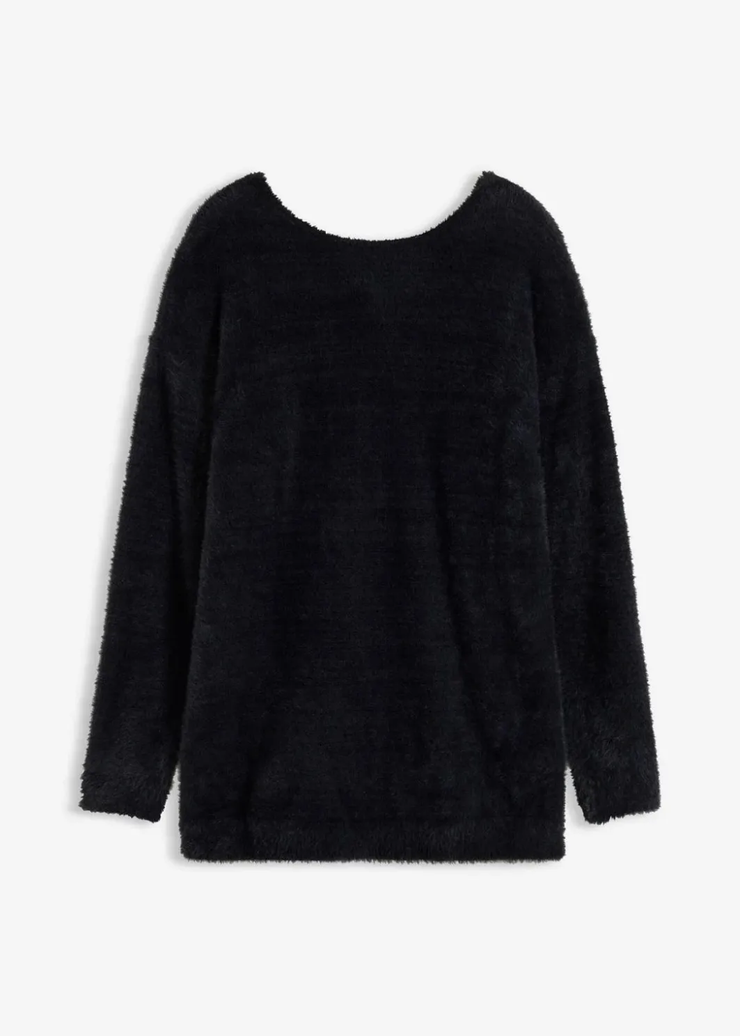 Clearance Longpullover aus weichem Federgarn Damen Pullover & Strickjacken|Strickmode