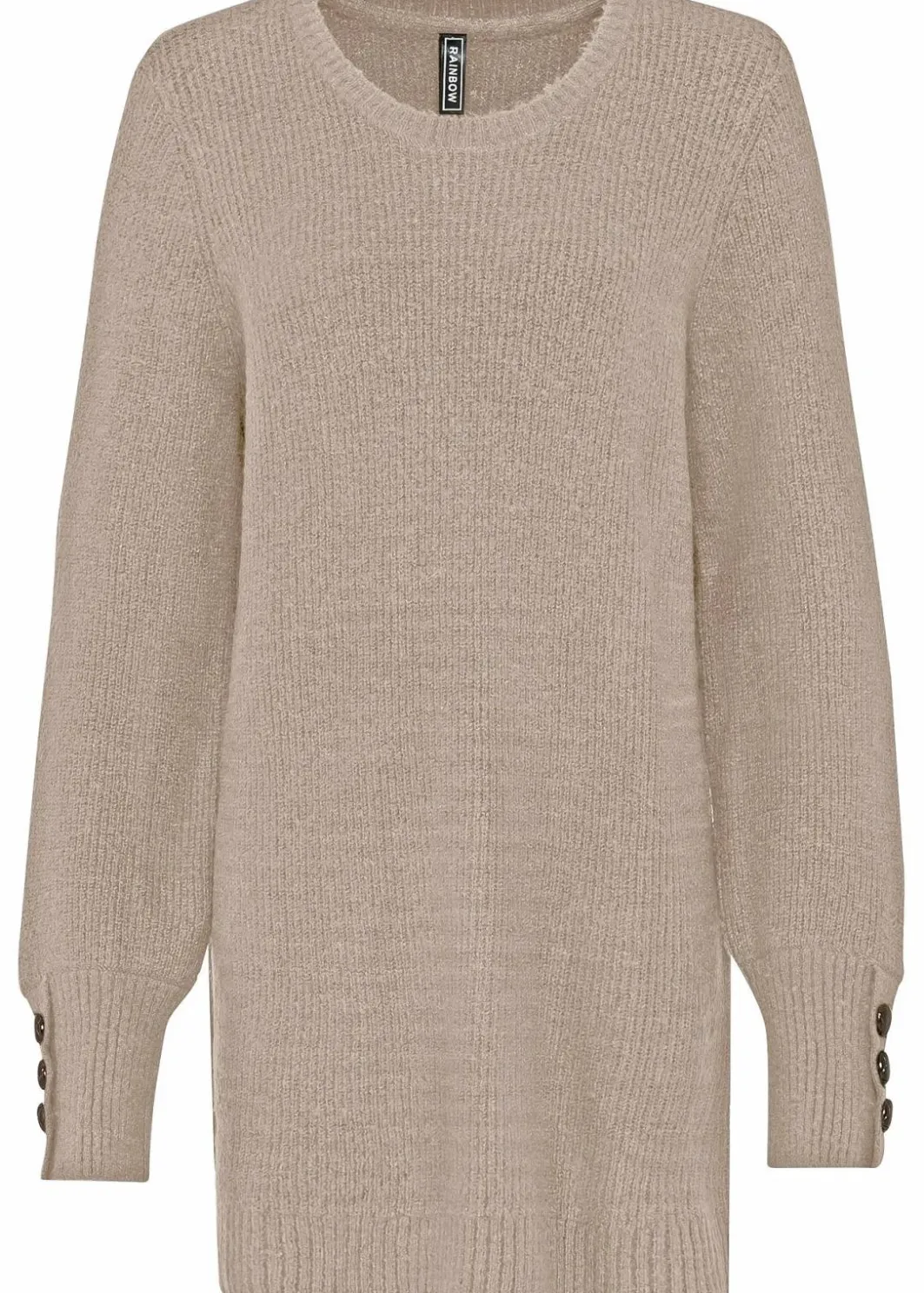 Longpullover mit Knöpfen Damen Bekleidung·Umstandsmode|Strickmode