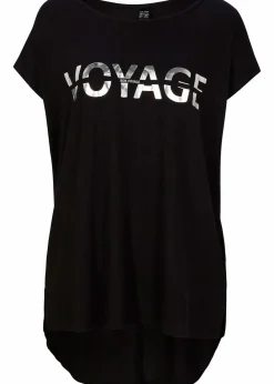 Discount Longshirt aus Viskose-Mix Damen Nachhaltigere Materialien|Shirts & Tops