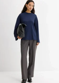 Damen bonprix Shirts & Tops|Longshirt aus fließender Qualität