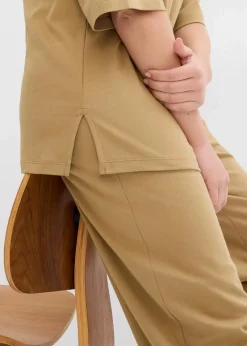 Longshirt aus Interlock Damen Shirts & Tops|Zweiteiler & Sets