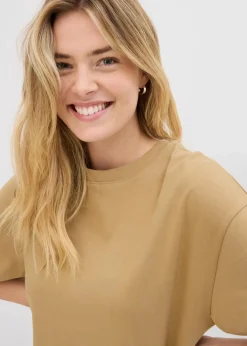 Longshirt aus Interlock Damen Shirts & Tops|Zweiteiler & Sets