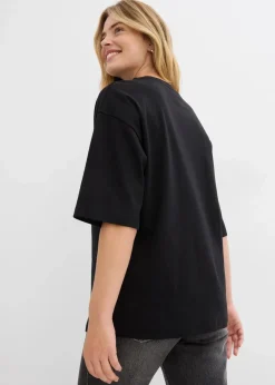 Damen bonprix Shirts & Tops|Zweiteiler & Sets|Longshirt aus Interlock