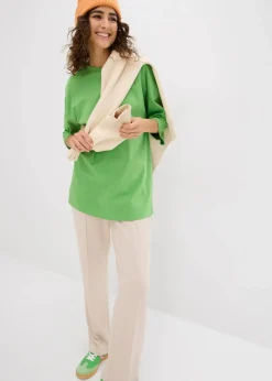 Outlet Longshirt aus Interlock Damen Shirts & Tops|Zweiteiler & Sets