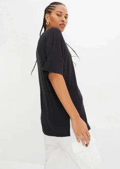 Damen bonprix Shirts & Tops|Long-Shirt aus nachhaltigem Viskose-Mix