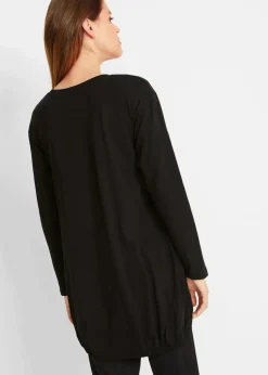 Clearance Longshirt aus reiner Baumwolle Damen Shirts & Tops