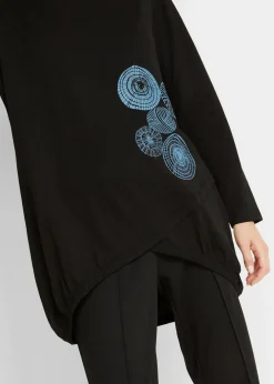 Clearance Longshirt aus reiner Baumwolle Damen Shirts & Tops