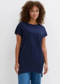 Longshirt aus reiner Baumwolle Damen Shirts & Tops
