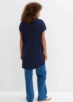 Longshirt aus reiner Baumwolle Damen Shirts & Tops