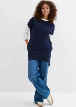 Longshirt aus reiner Baumwolle Damen Shirts & Tops