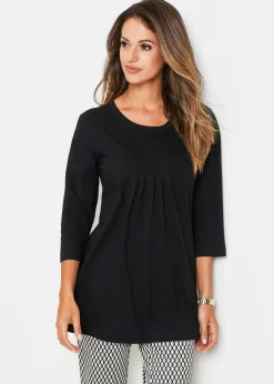 Damen bonprix Shirts & Tops|Longshirt aus reiner Baumwolle