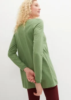 Damen bonprix Shirts & Tops|Longshirt aus reiner Baumwolle