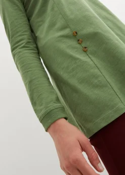 Damen bonprix Shirts & Tops|Longshirt aus reiner Baumwolle