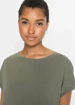 Sale Longshirt aus reiner Baumwolle Damen Shirts & Tops