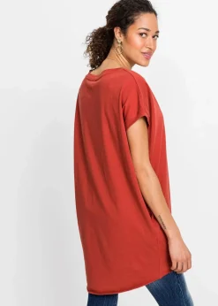 Online Longshirt aus reiner Baumwolle Damen Shirts & Tops