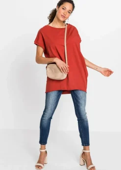 Online Longshirt aus reiner Baumwolle Damen Shirts & Tops