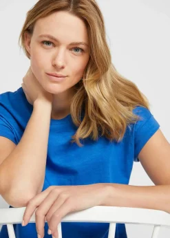 Damen bonprix Shirts & Tops|Basics|Longshirt aus reiner Bio-Baumwolle (2er Pack)