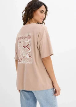 Damen bonprix Shirts & Tops|Nachhaltigere Materialien|Longshirt aus reiner Bio-Baumwolle