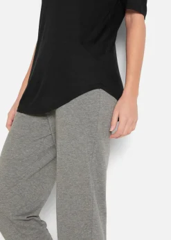 Damen bonprix Nachhaltigere Materialien|Shirts & Tops|Longshirt aus softer Viskose, 2er-Pack