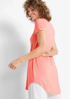 Damen bonprix Shirts & Tops|Basics|Longshirt aus softer Viskose