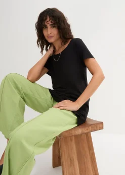 Damen bonprix Bekleidung·Röcke|Nachhaltigere Materialien|Longshirt aus softer Viskose