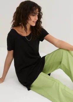 Damen bonprix Bekleidung·Röcke|Nachhaltigere Materialien|Longshirt aus softer Viskose