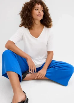 Damen bonprix Nachhaltigere Materialien|Shirts & Tops|Longshirt aus softer Viskose
