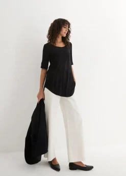 Damen bonprix Bekleidung·Röcke|Nachhaltigere Materialien|Long-Shirt aus softer Viskose