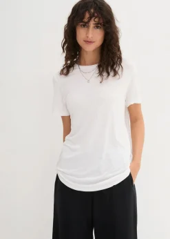 Damen bonprix Nachhaltigere Materialien|Shirts & Tops|Longshirt aus softer Viskose