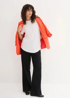 Damen bonprix Nachhaltigere Materialien|Shirts & Tops|Longshirt aus softer Viskose