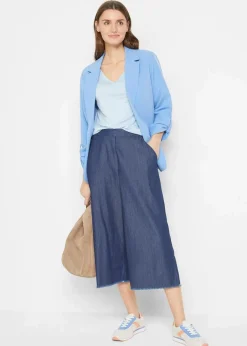 Damen bonprix Basics|Shirts & Tops|Longshirt aus softer Viskose, 2er-Pack