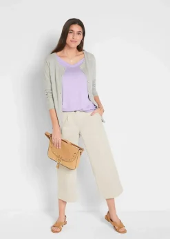 Hot Longshirt aus softer Viskose, 2er-Pack Damen Nachhaltigere Materialien|Shirts & Tops