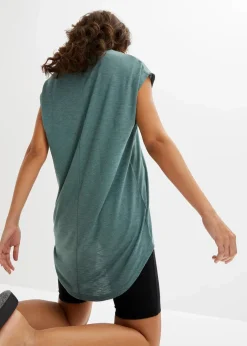 Hot Longshirt aus Viskose-Mischung Damen Shirts & Tops